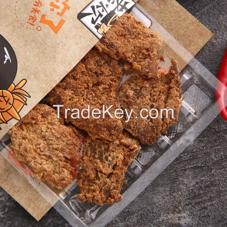 Wholesale Customized Good Quality Flavor Snack Food Beef Jerky Small Bag Beef Jerky