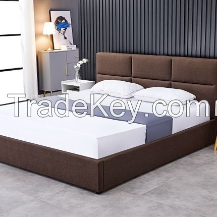 Bedroom Furniture Queen Size Metal Bed Wooden Double Bed Bases Frame For Full Size