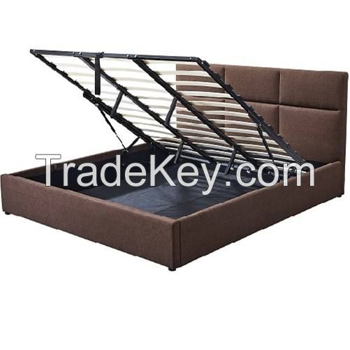 Bedroom Furniture Queen Size Metal Bed Wooden Double Bed Bases Frame For Full Size