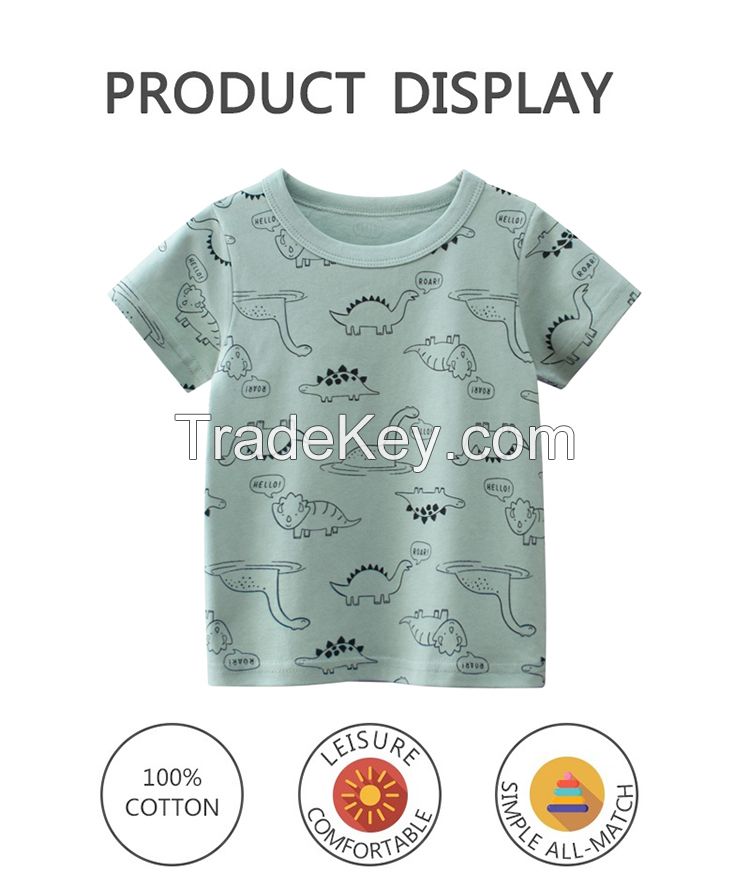 Children Clothing Summer Clothes Short Sleeve Cotton Kids Tee Shirt Baby Boy T Shirts