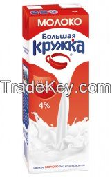 UHT Milk Bolshaya Kruzhka 4,0% 1450 g