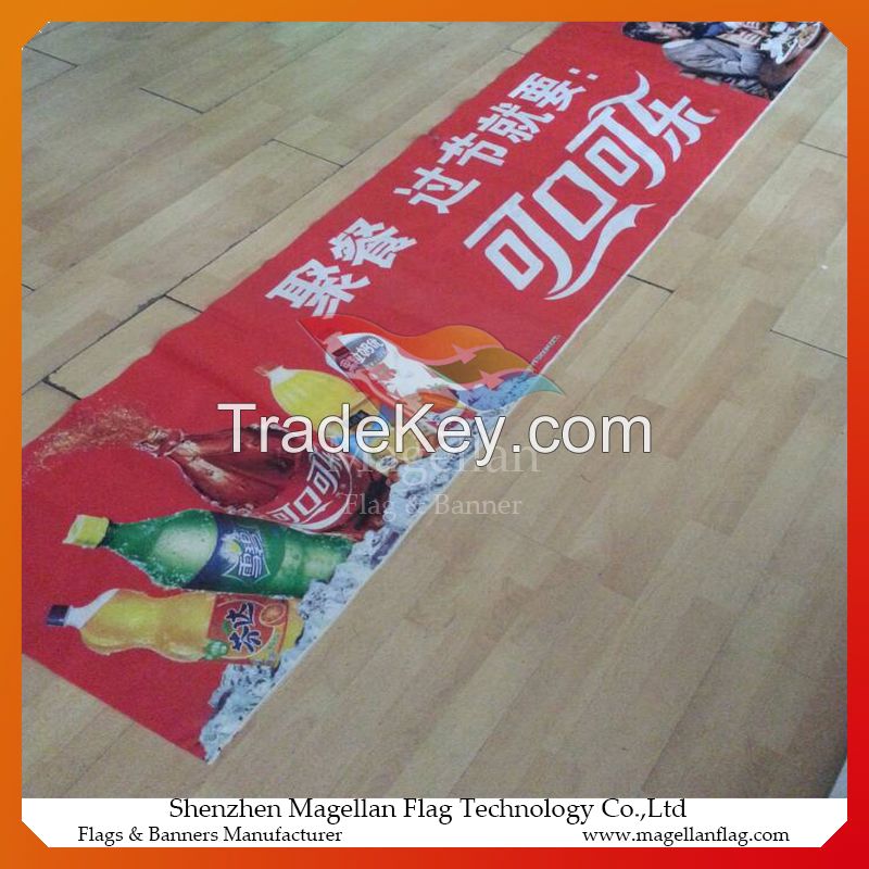 digital print colorful polyester advertising display banners flags customized