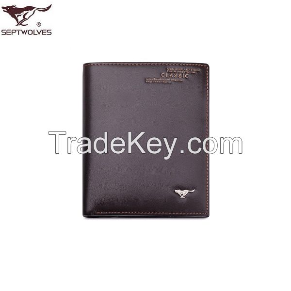 Hot sale genuine leather men wallets