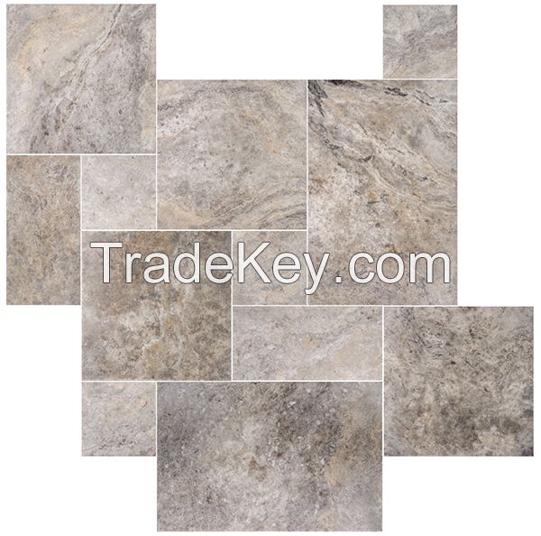 SILVER TRAVERTINE TILE