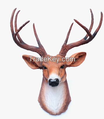 Polyresin Resin Deer Head Wall Hanging