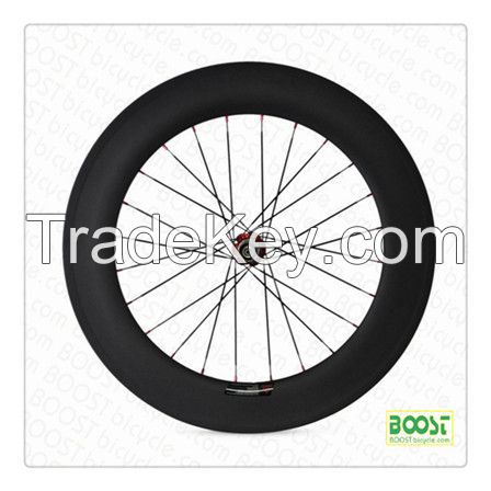 Fanshionable cycling!U shape 23mm width 88mm Carbon road bike clincher Tubuless compatible