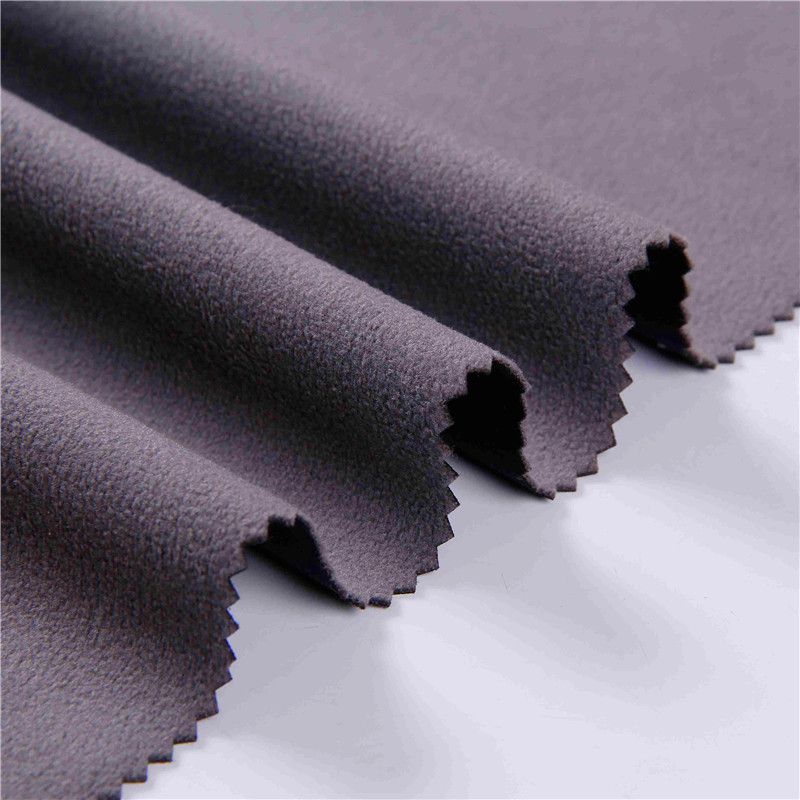 solid bonded fabric,polar fleece with side stretch,soft shell