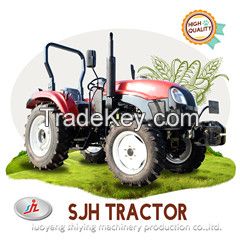 SJH 55hp wheel type tractor for farm use 