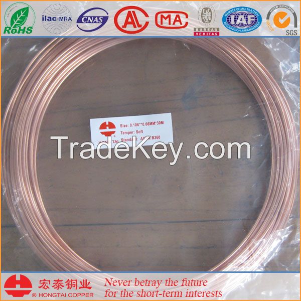 high quality capillary copper tube copper cathode