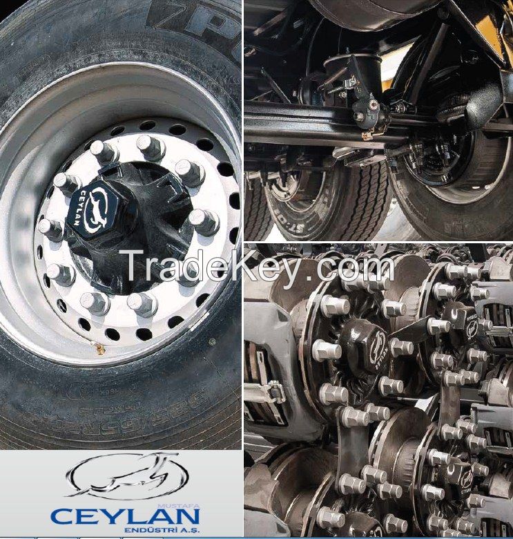 Highest Quallity Turkish Made Axle and Suspension Systems for Semi trailers