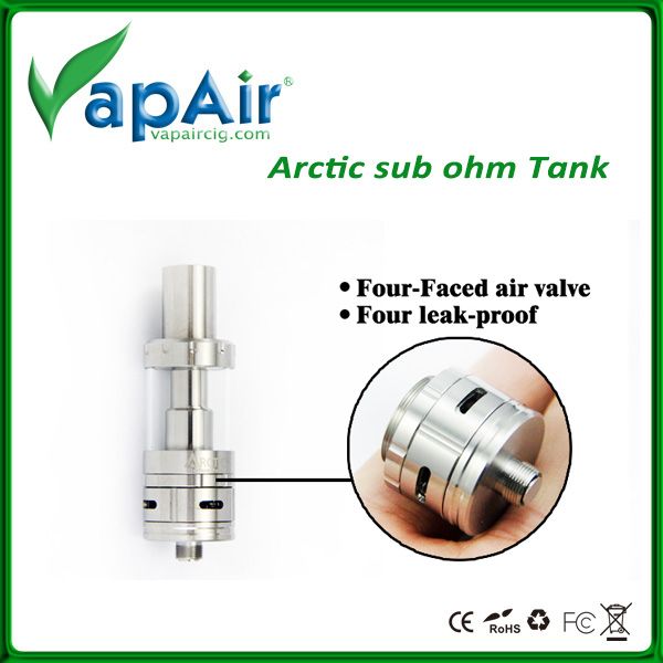 Arctic sub-ohm tank trading show product artic sub ohm tank wholesale price