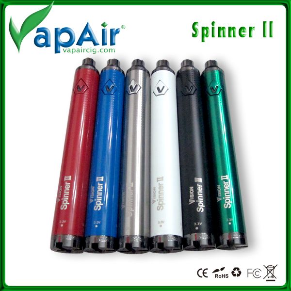 New Upgraded 1600mAh Vision Spinner 2 Variable Voltage E Cigarette Battery