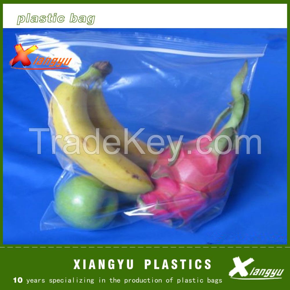 LDPE clear zip lock bag