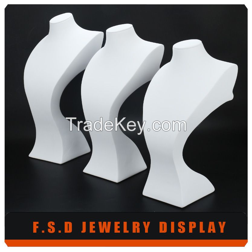 Wholesale Luxury Black Leather Body Jewelry Display Stand