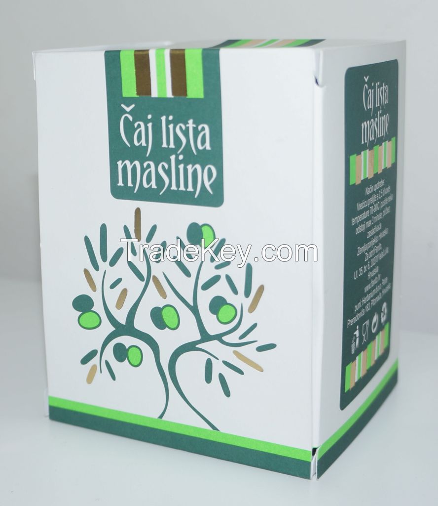 Organic olive tea