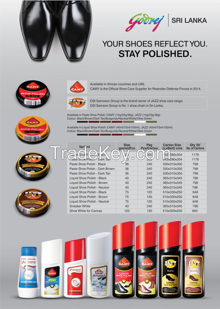 white colour shoe polish