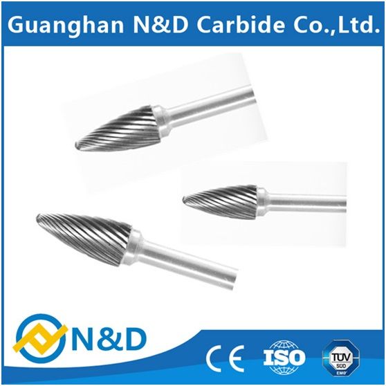 Ellipse carbide grinding burs