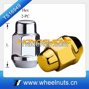 1.38'' Inches Tall 2 PCS Bulge Acorn Lug Nut