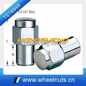 Chrome Plated Hex 21mm Mag Lug Nut