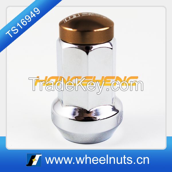 35mm length aluminium cap heptagon locking nut