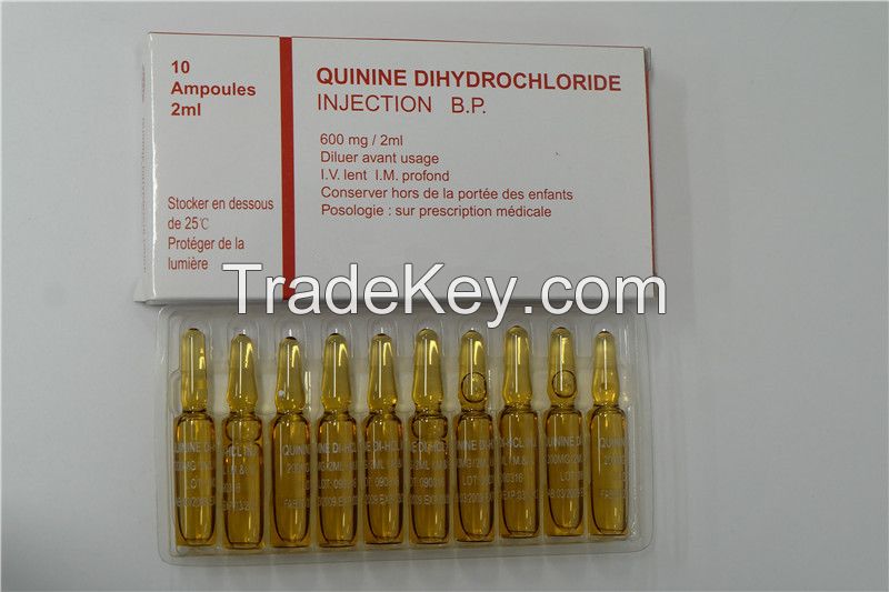 quinine dihydrochloride injection