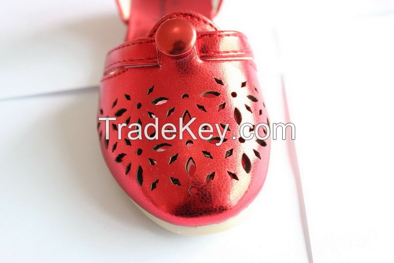 2015 New Hollow Out children sandals girl summer shoes