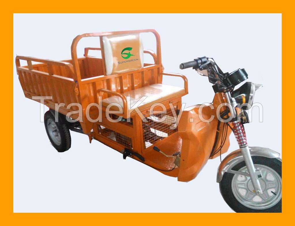 Chongqing Cargo Tricycle Hybrid Electricity-Oil Mixing Power 3 Wheel Motor Tricycle with Cargo