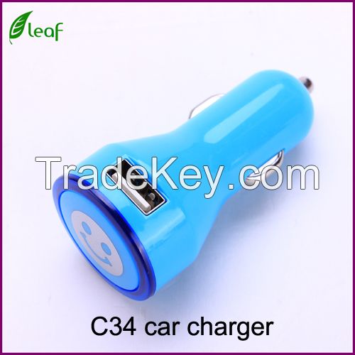 5V 2.1A Dual USB Car Charger