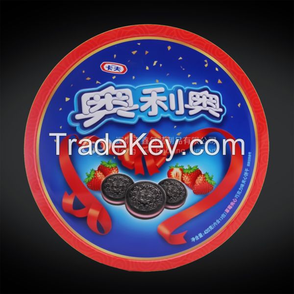 Oreo tin can, tin packing, Cookie packing