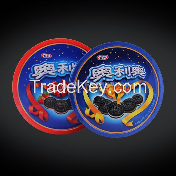 Oreo tin can, tin packing, Cookie packing
