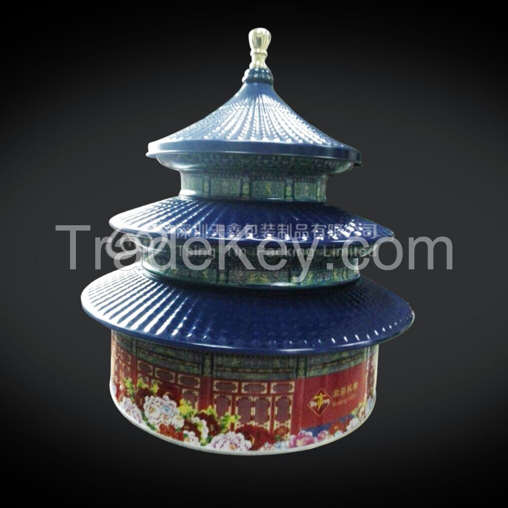 candy Tin Box, Beijing Temple of Heaven Tin Box, Gift Tin Box