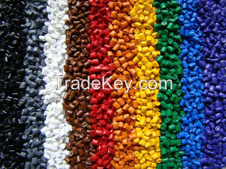 Color masterbatch for LLDPE carrier