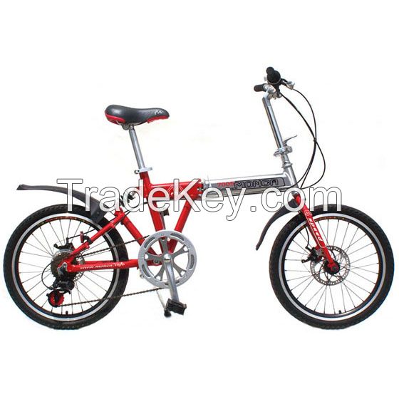 Simple Folding Bike With SHIMANO 6S Derailleur