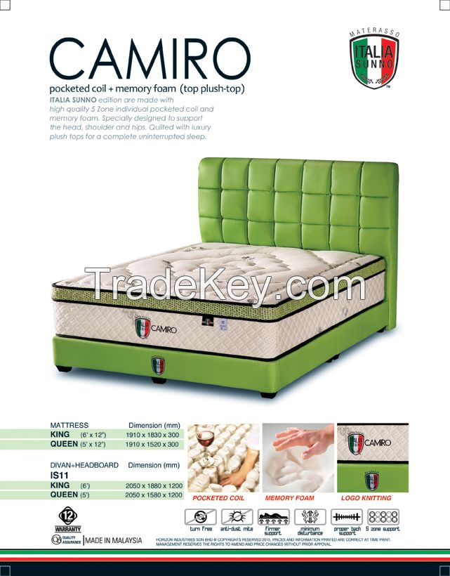 Mattress - ITALIA SUNNO - CAMIRO