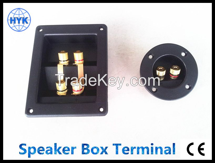 speaker terminal box/panel mount speaker box terminal/speaker terminal connector