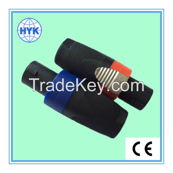 long spring male/famale 3 pin cannon XLR plug/connetor/adaptor