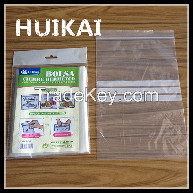 small waterproof plastic bag custom plastic bag printed zip lock plastic bag