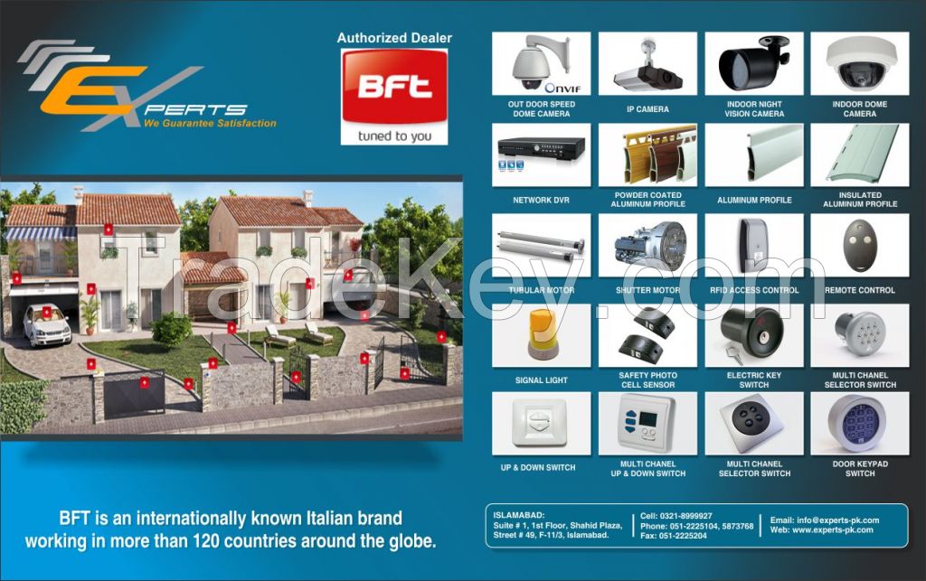 BFT AUTOMATION SECURITY EQUIPMENTS