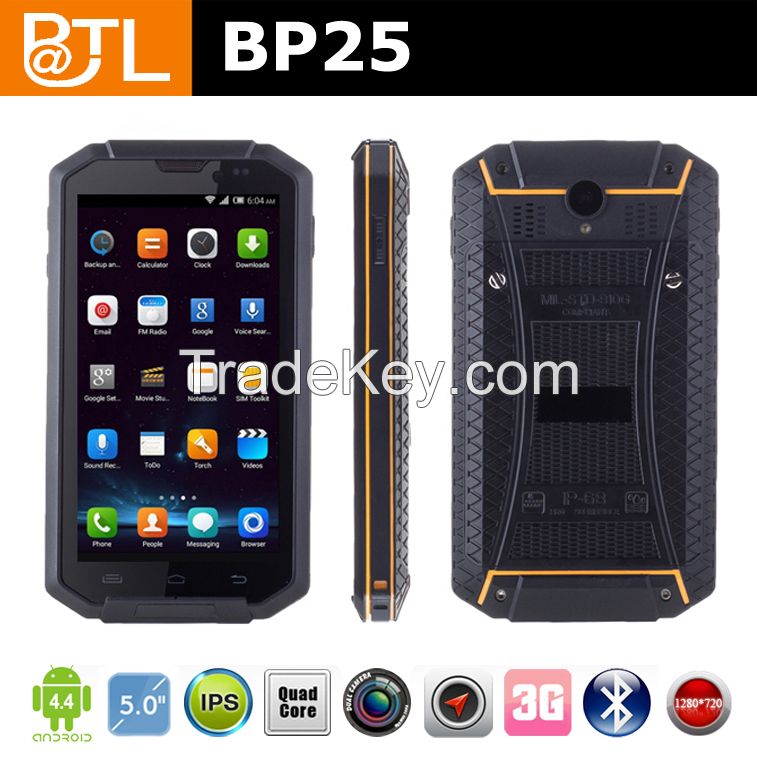 5.0 inch quad core ip67 Cruiser BP25 android dual sim reggued samrtphone