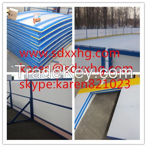 HDPE ice rink fence