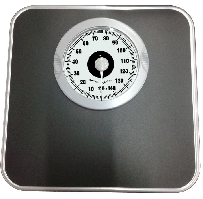 Small Size Analogue Personal Health Scale  150kg