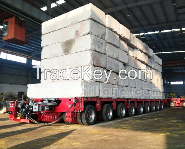 Heavy duty modular trailer with loading capacity 200T