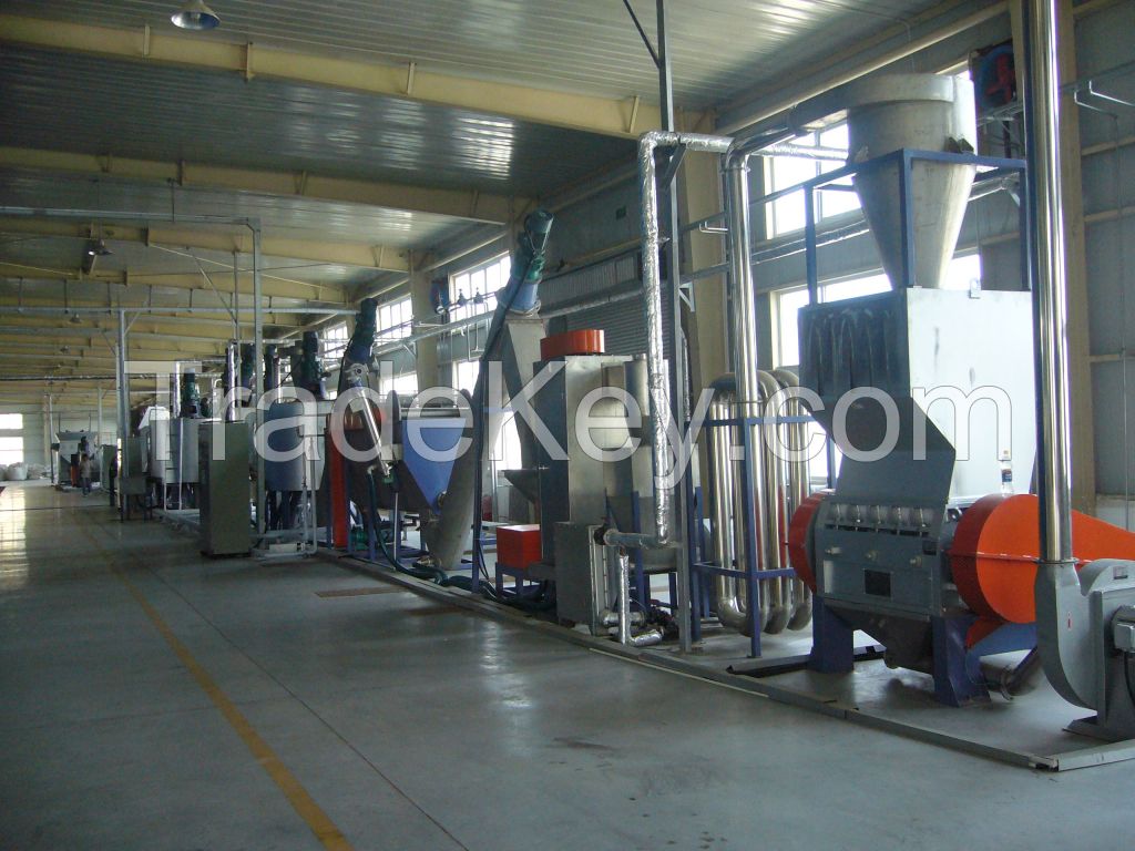 PET Bottle Recycling & Reprocessing Machine