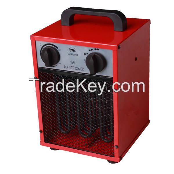 220v industrial electric mini portable fan heater CE E020S