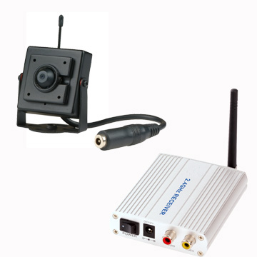 2.4GHz Wireless Mini Spy Color AV Camera Kit