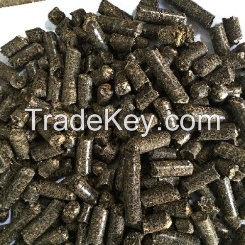 Pellets Made From The Husks Of Sunflower Seeds