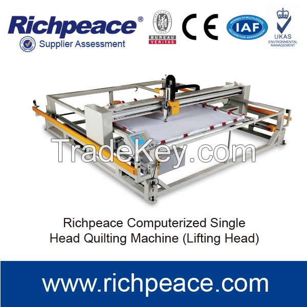 Richpeace Computerized Single Head Quilting Machine (Lifting Head)