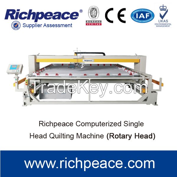 Richpeace Computerized Single Head Quilting Machine (Rotary Head)