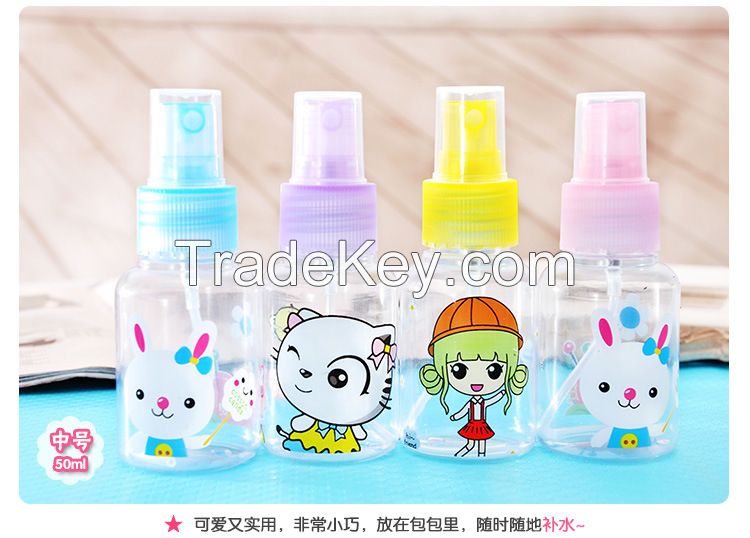 2015 Hot Sales 30ml Empty Plastic PET Transparent makeup bottle