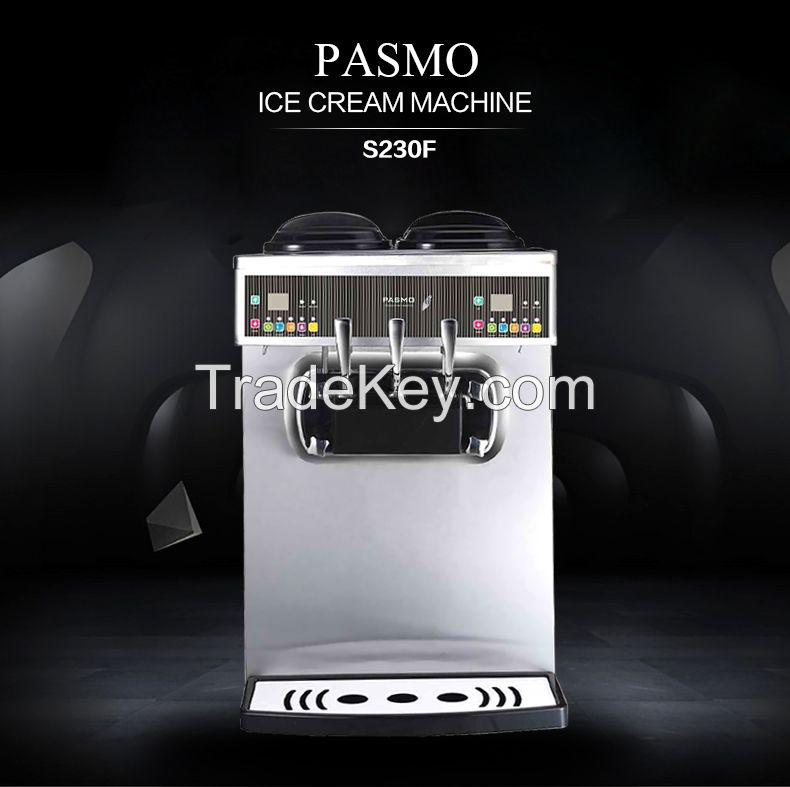 Pasmo new 2016 cheap fruit soft ice cream maker/yogurt making machine/ice cream cone maker